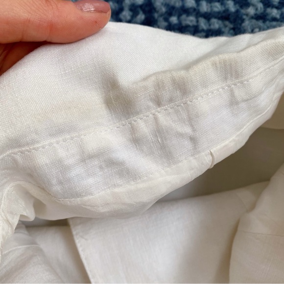 🐚 MONNARI WHITE LINEN ELEGANT BLAZER JACKET! - Picture 14 of 16
